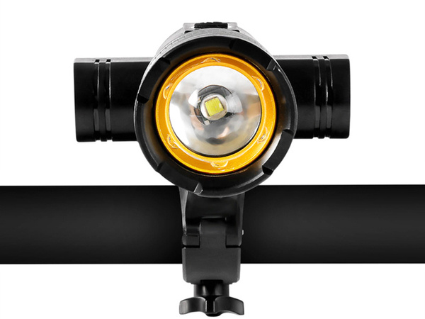 Lampka na rower rowerowa led t6 zestaw przód tył