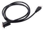 Kabel vga - hdmi 2m zlaté full hd konektory d-sub kabel