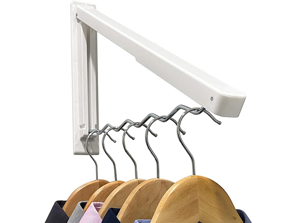 Clothes hanger organiser folding wall hanger folding wall hanger
