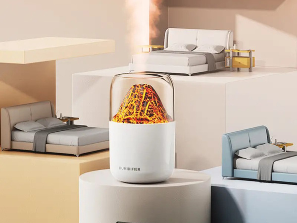 Humidificateur d'air diffuseur aromatherapie led illumination ultrasonique