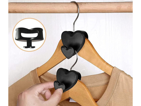 Organiser hook clothes hanger holder for wardrobe set of 12 pieces