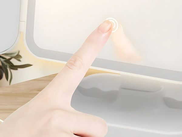 Meigipeegel led valgustatud kokkuklapitav meigipeegel usb 3 värvi