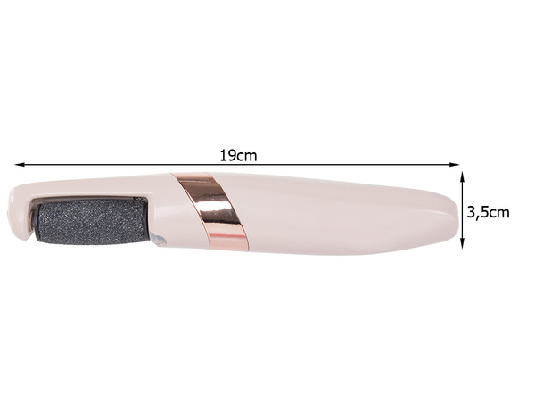 Electric heel file grinder led