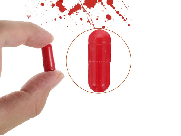 Vampīrs drakula vilkacis komplekts halovīna viltotie zobi ar viltotām asinīm