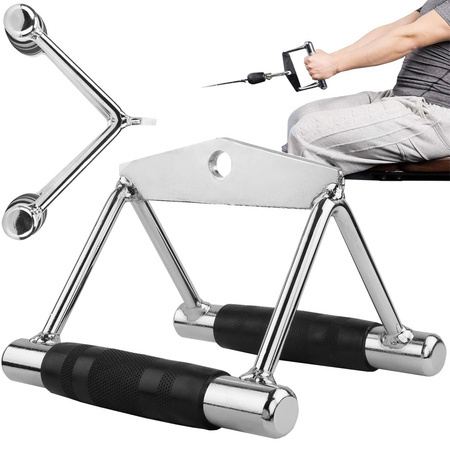 Doble asa triangular para elevador aéreo ejercicio inferior de acero