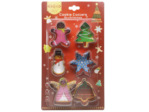 Backblech 6 stück weihnachten lebkuchenmänner set stahl