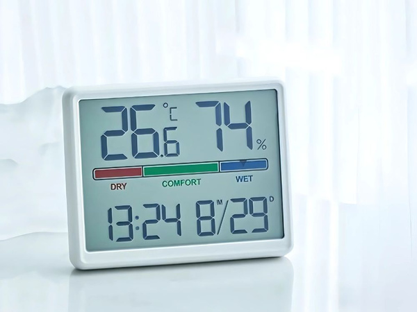 ILMAJAAM TERMOMEETER HÜGROMEETER LCD KELL KUUPÄEV NIISKUS TEMPERATUUR