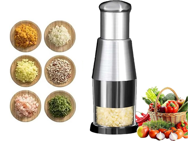 Rotacijski sekljalnik za zelenjavo in sadje za česen ročni sekljalnik za drobljenje