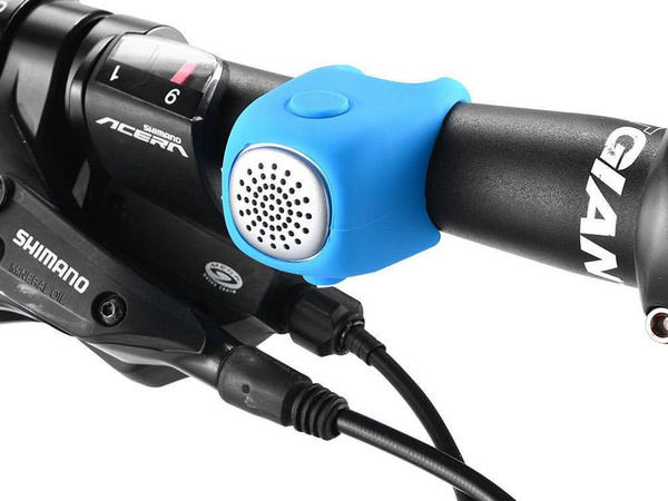 Elektronické bicyklové zvonkové hodiny elektronická hlasitosť 120 db odolné proti vode