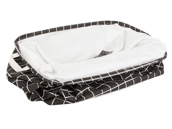 Folding basket for laundry toys large lockable