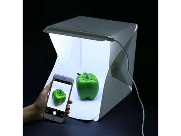 Tente de studio sans ombre pour la photographie de produits 20led
