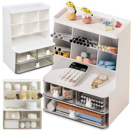 Organizator de cabinet organizator de birou rafturi pentru cosmetice articole mici sertare