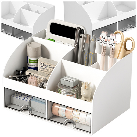 Organiseur de bureau étagères pour cosmétiques petits objets tiroirs armoire