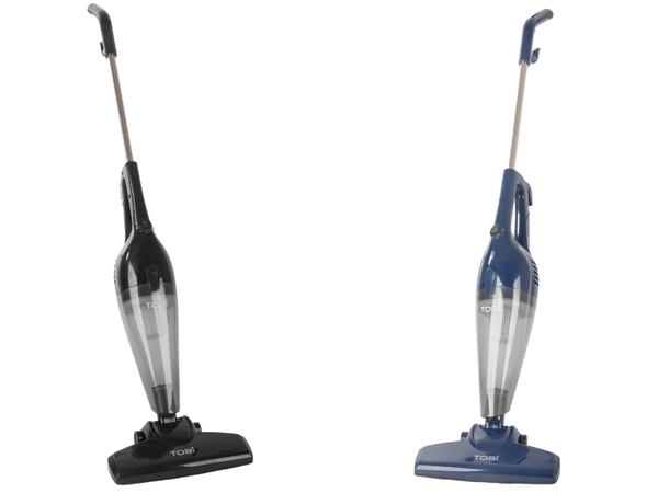 Aspirador vertical manual sin bolsa con cable 2 en 1 filtro hepa 1200 w