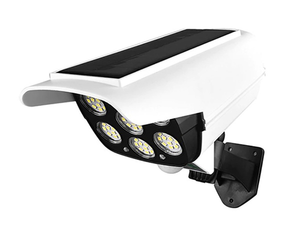 Dummy camera solar motion sensor dusk led