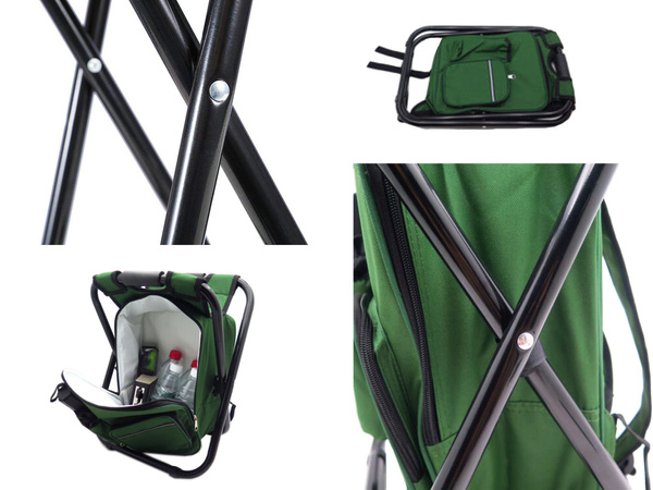 Angelstuhl mit rucksack falttasche 3in1