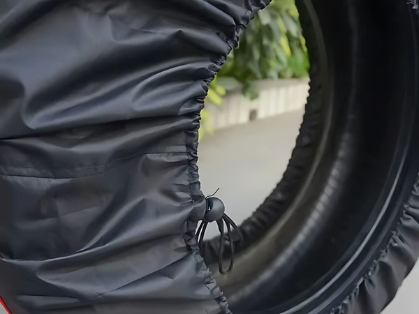 Pokrovi za pnevmatike kolesa kolesa 13-17 palcev komplet 4pcs vodoodporen z ročajem