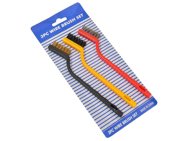 Wire brushes set 3 pcs.