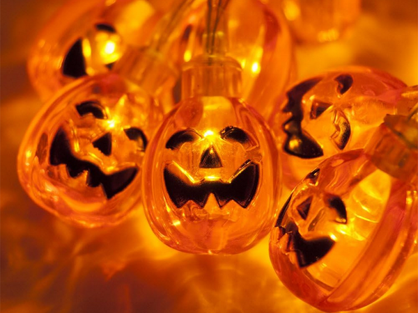 10 led halloween hängende dynamen 200cm licht dynamen dekoration