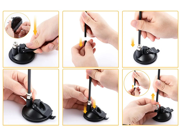 Zabawka dla kota kotów wędka interaktywana z przyssawaką ruchoma ptaszek