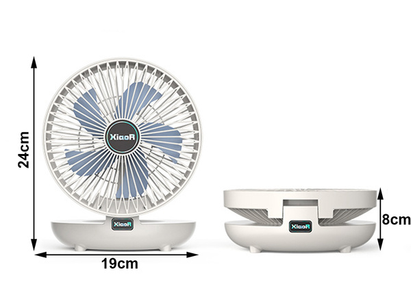 Asztali ventilátor összecsukható ventilátor vezeték nélküli asztali klipsz álló