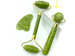 Set de rouleaux massants pour le visage en jade