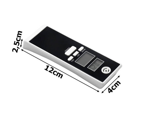 Mouthless breathalyser pocket precision semiconductor thermometer