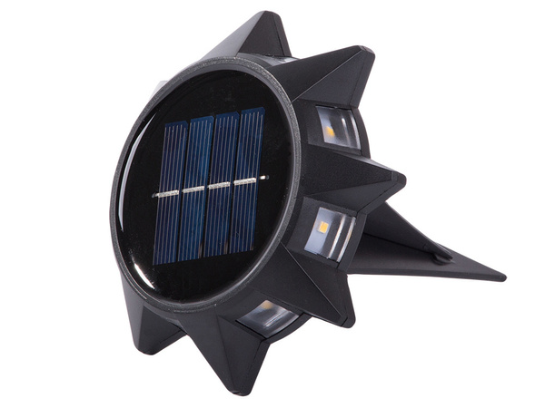 Garden lamp solar panel ground lamp with dusk sensor driven in