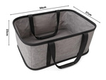 Foldable bag for laundry, clothes, toys, bathroom and laundry room