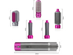 Hair dryer hair straightener curling iron 5-in-1 kit