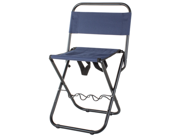 Rybárske kreslo so sklopným operadlom a rukoväťou