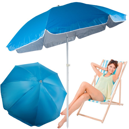 Velks xxl balkons plair parasols ar uv filtru 170 cm salokāmais