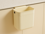 Kitchen waste bin for the bathroom room hanging free-standing lid