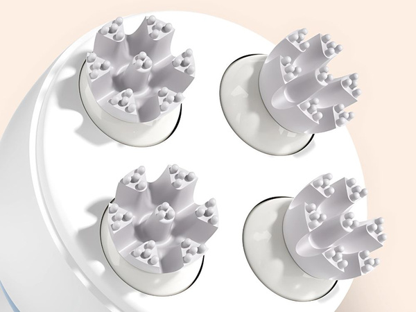 Elektriline lõõgastav peamassaažöör traadita usb 4 näpunäidet