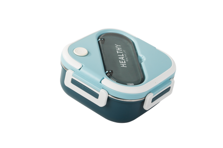 Boîte à petit-déjeuner avec compartiments boîte à couverts boîte à repas pour micro-ondes 1000 ml