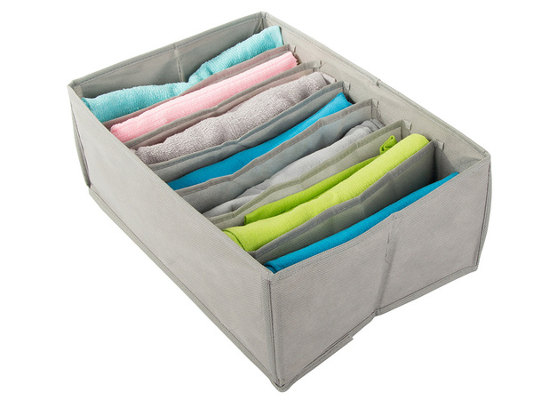 Organizador de ropa interior sujetadores para armario cajón 7 compartimentos papelera