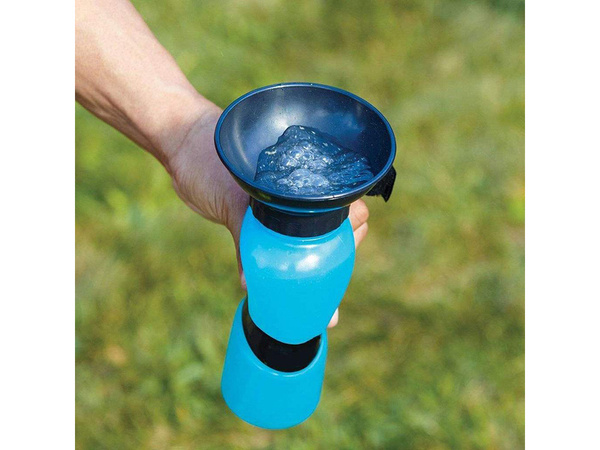 Botella de viaje cuenco para perro 0,5l