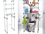 Regal über dem toilettenständer badezimmerschrank 3 regale organisator