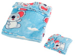 Ciepła bluza koala koc oversize xxl 2w1 gruba futrzak miękka z kapturem