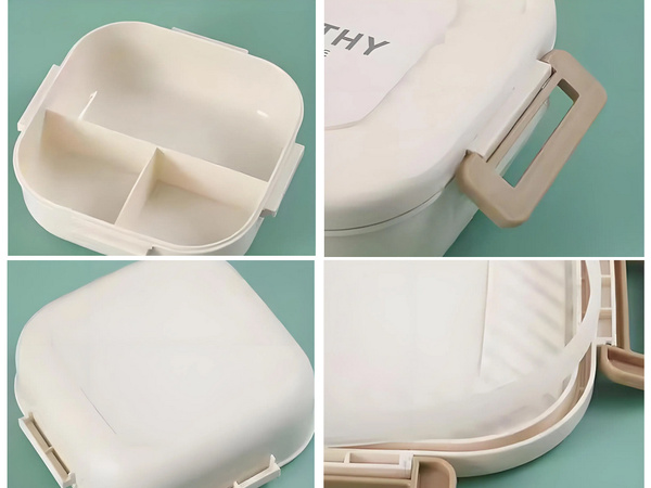Lunchbox breakfast box breakfast container lunch box with compartments cutlery