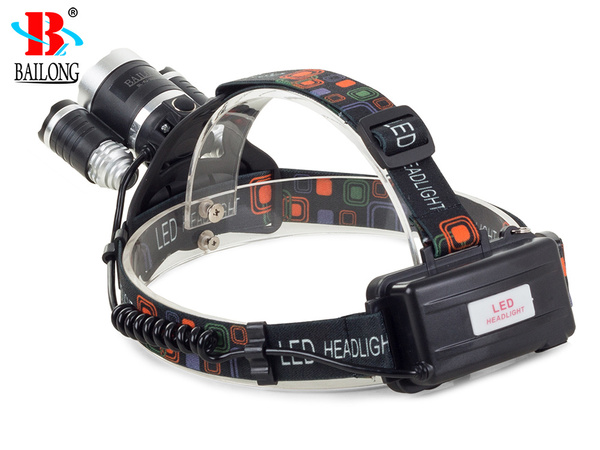 Čelovka bailong led cree xm-l t6 2 x xp-e