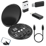 Kit adaptador 5 en 1 usb-c micro usb tipo a teléfono en estuche