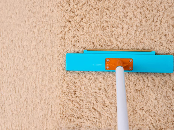 Kefa na odstraňovanie psích chlpov z kobercov