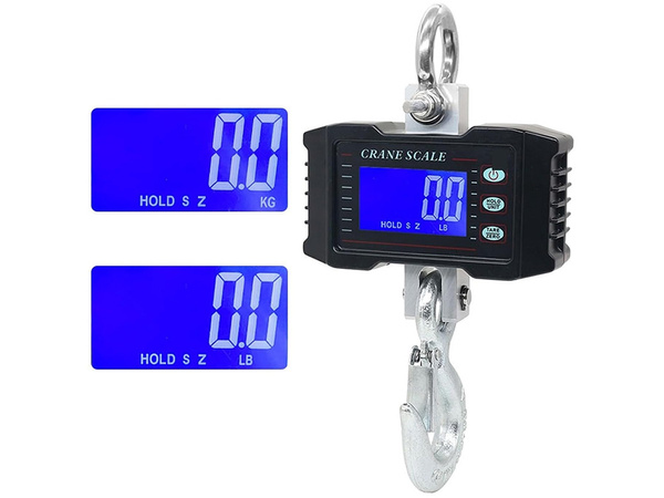 Závesné váhy s hmotnosťou 500 kg lcd displej batéria