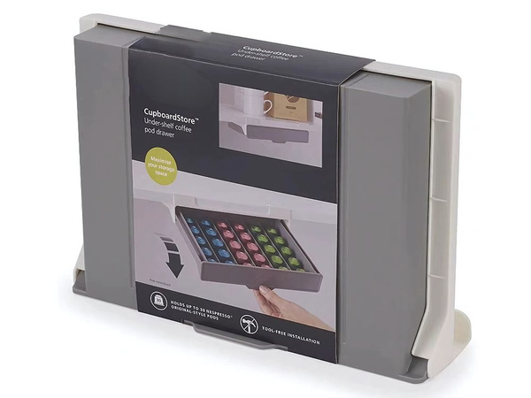 Nespresso kaffeekapsel-wandorganisator 30 kapseln ausziehbar oben