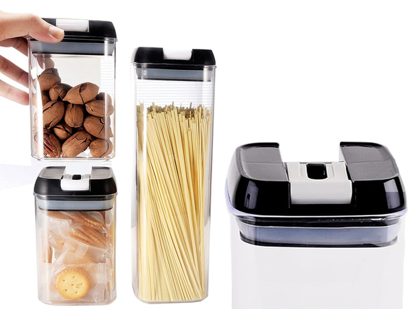 Kitchen containers for food for pasta container with seal set of 5 pieces