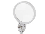 Loupe de bureau 2en1 lentilles interchangeables 6 leds
