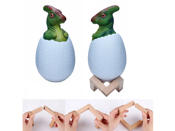 Éjszakai fény dinoszaurusz dinó tojás rgb led tojás fény gyerekeknek