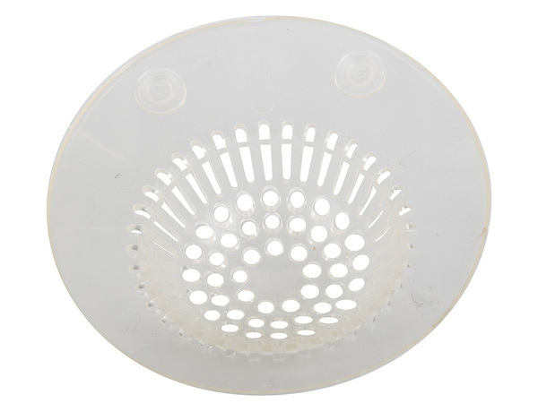 Silicone strainer for kitchen sink drain suction cups self-adhesive