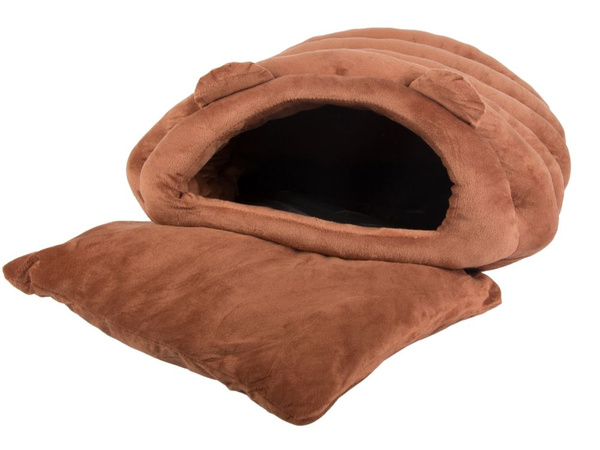 Pluszowe legowisko kokon dla psa kota miękkie poduszka posłanie puszyste